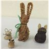 Image 5 : Mini Cat and Rabbit Effigy Lot