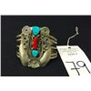 Image 3 : Navajo Bracelet Turquoise and Coral