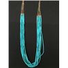Image 1 : Fine Turquoise Heishi Multi-Strand Necklace