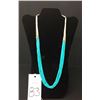 Image 3 : Fine Turquoise Heishi Multi-Strand Necklace