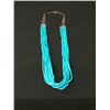 Image 7 : Fine Turquoise Heishi Multi-Strand Necklace