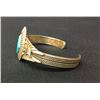 Image 5 : Navajo Sterling and Turquoise Bracelet