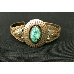 Navajo Sterling and Turquoise Bracelet