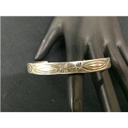Navajo Stamped Sterling Bracelet