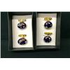 Image 2 : Two Pair of Lapis Inlay Cufflinks