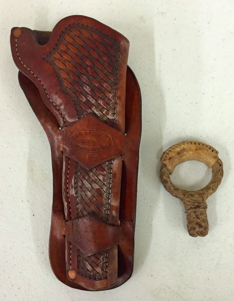 Vintage Gun Leather and Rawhide Hondo