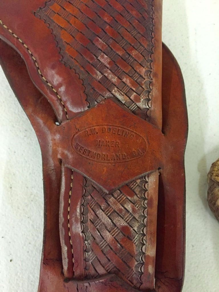 Vintage Gun Leather and Rawhide Hondo