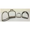Image 1 : Group of 4 Old Stirrups