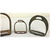 Image 4 : Group of 4 Old Stirrups