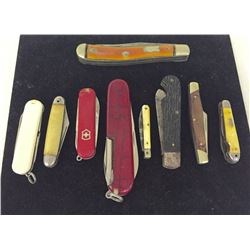 Group of Vintage Pocket Knives
