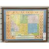 Image 2 : Vintage Southwest Turquoise Map