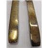 Image 3 : Pair of Polished Brass Railroad Spikes