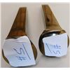 Image 5 : Pair of Polished Brass Railroad Spikes