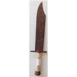 Large Bone Handled Bowie Knife