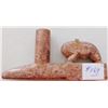 Image 1 : Hardstone Effigy Peace Pipe Bowl