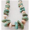 Image 2 : Heishi Necklace w/Shell & Turquoise