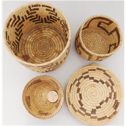 4 Native American Baskets