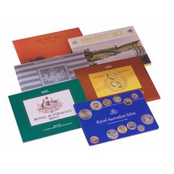 Australia, Uncirculated Mint Sets, 1984-89