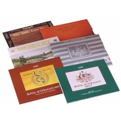Australia, Uncirculated Mint Sets, 1986-90