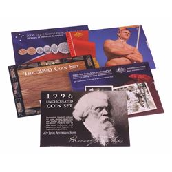 Australia, Uncirculated Mint Sets, 1990-06