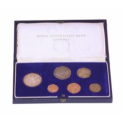 Australia, Proof Set, 1966, Dark blue