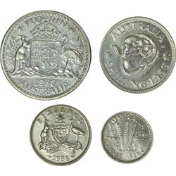 Australia, Melbourne Silver Proof Set, 1956