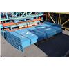 Image 2 : 1 - 15' X 42" BLUE PALLET RACKING UPRIGHT & 5 - 8' CROSSBARS