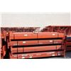 Image 2 : 1 - 18' X 42" HEAVY DUTY ORANGE CANTILEVER UPRIGHT & 6 - 8' CROSSBARS