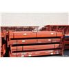 Image 2 : 1 - 18' X 42" HEAVY DUTY ORANGE CANTILEVER UPRIGHT & 6 - 8' CROSSBARS