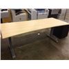 Image 2 : LIMAK MAPLE TOP ELECTRIC LIFT ADJUSTABLE HEIGHT 6' WIDE TABLE
