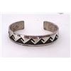 Image 2 : Vintage Native American HOPI Sterling Silver Cuff