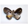 Image 1 : Vintage Sterling Silver Mother of Pearl Shell Butterfly