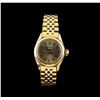 Image 1 : Rolex 18KT Gold Oyster Perpetual Ladies Watch