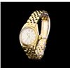 Image 2 : Rolex 18KT Gold Oyster Perpetual Ladies Watch