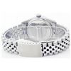 Image 6 : Rolex Stainless Steel Diamond and Sapphire DateJust Men's Watch