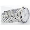 Image 8 : Rolex Stainless Steel Diamond and Sapphire DateJust Men's Watch