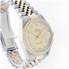 Image 3 : Rolex 14KT Two-Tone 1.00 ctw Diamond DateJust Men's Watch