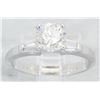 Image 4 : 1.15 ctw Diamond Ring - 18KT White Gold