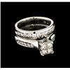 Image 1 : 1.25 ctw Diamond Ring - 14KT White Gold