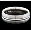 Image 2 : 14KT White Gold Band Ring