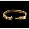 Image 3 : 14KT Yellow Gold 1.04 ctw Diamond Bracelet