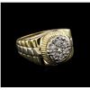 Image 1 : 0.40 ctw Diamond Ring - 14KT Yellow Gold