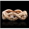 Image 2 : 14KT Rose Gold 0.25 ctw Diamond Ring