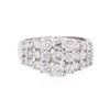 Image 1 : 14KT White Gold 1.00 ctw Diamond Ring