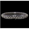 Image 2 : 4.00 ctw Diamond Bracelet - 14KT White Gold