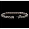 Image 3 : 4.00 ctw Diamond Bracelet - 14KT White Gold