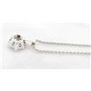 Image 6 : 0.55 ctw Diamond Pendant - 14KT White Gold