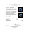 Image 5 : GIA Cert 13.93 ctw Blue Sapphire and Diamond Ring - 14KT White Gold
