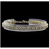 Image 1 : 1.00 ctw Diamond Tennis Bracelet - 10KT Yellow Gold
