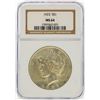 Image 1 : 1923 NGC MS64 Peace Silver Dollar